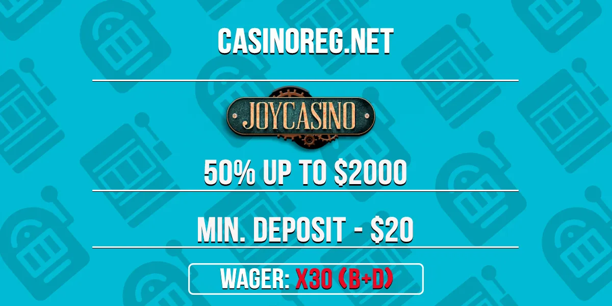 Joy Casino Welcome Bonus
